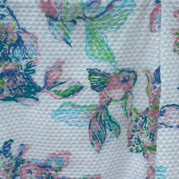 Lilly Pulitzer Sleeveless dress-size-12 fish print - Picture 4 of 14